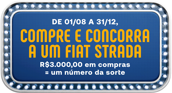 compre e concorra a um Fiat Strada